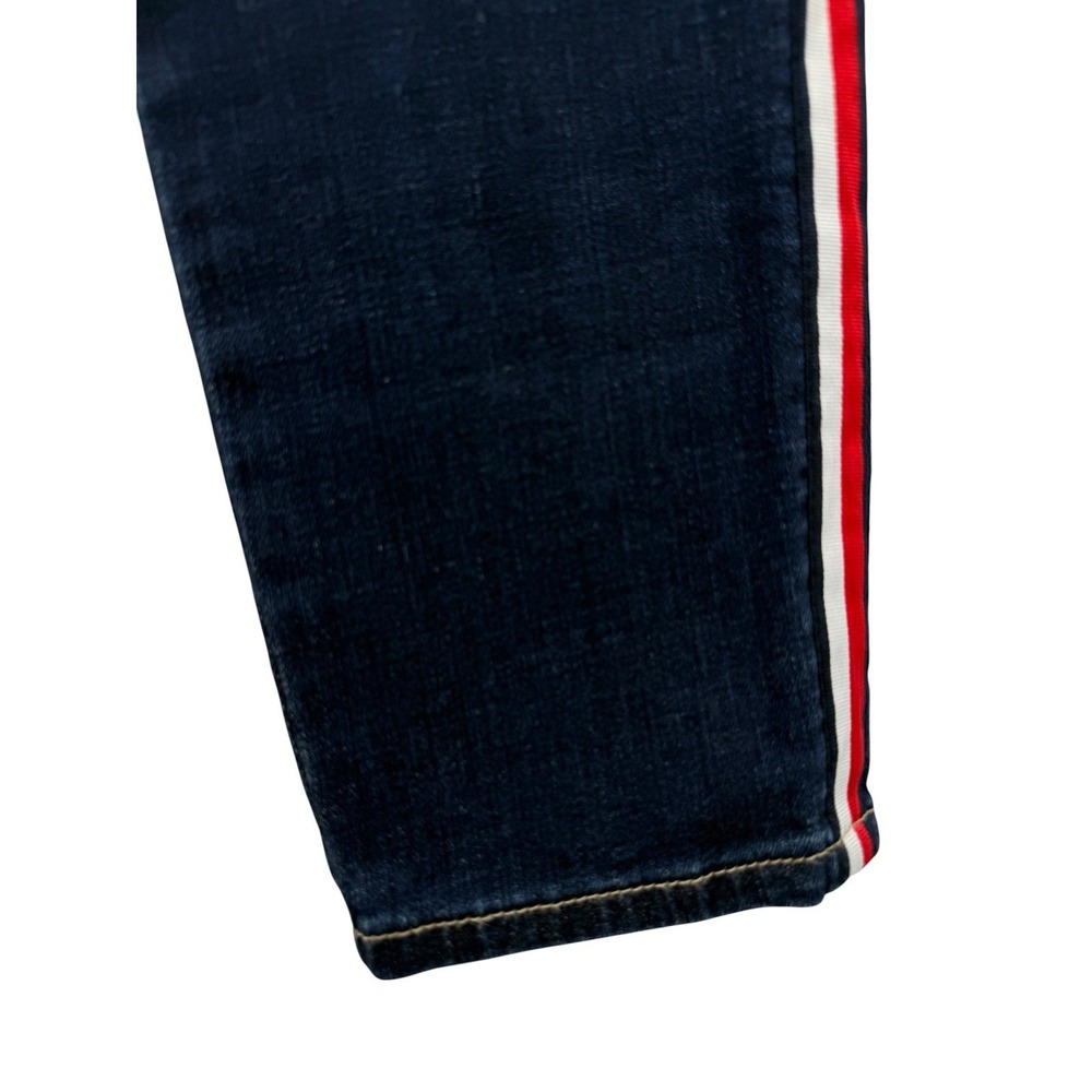 Tommy Hilfiger Tribeca Skinny Jeans Womens 10 Stripe Side Stretch Denim 32x28.5 - Picture 12 of 12